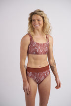 Riley Banded Bikini Bottom - Wildflower x Spice