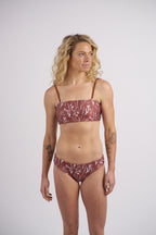 Kona Tie Back Bikini Top - Wildflower x Spice