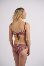 Kona Tie Back Bikini Top - Wildflower x Spice