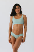 Cleo Square Neck Bikini Top - Air