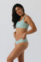 Cleo Square Neck Bikini Top - Air