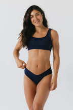 Cleo Square Neck Bikini Top - Water