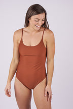 Ivy Tie Back One Piece - Spice
