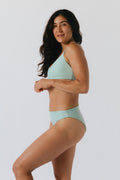 Luna Mid Rise Bikini Bottom - Air