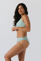 Luna Mid Rise Bikini Bottom - Air
