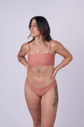 Kona Tie Back Bikini Top - Blush