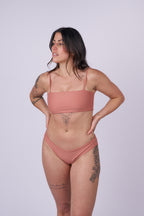 Kona Tie Back Bikini Top - Blush