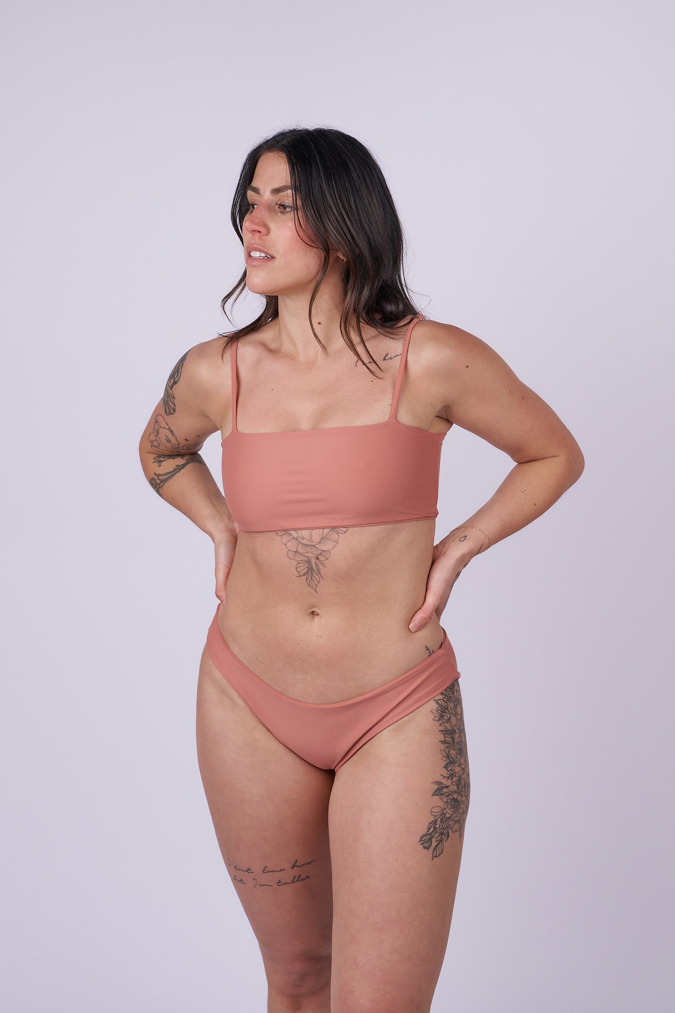 Kona Tie Back Bikini Top - Blush