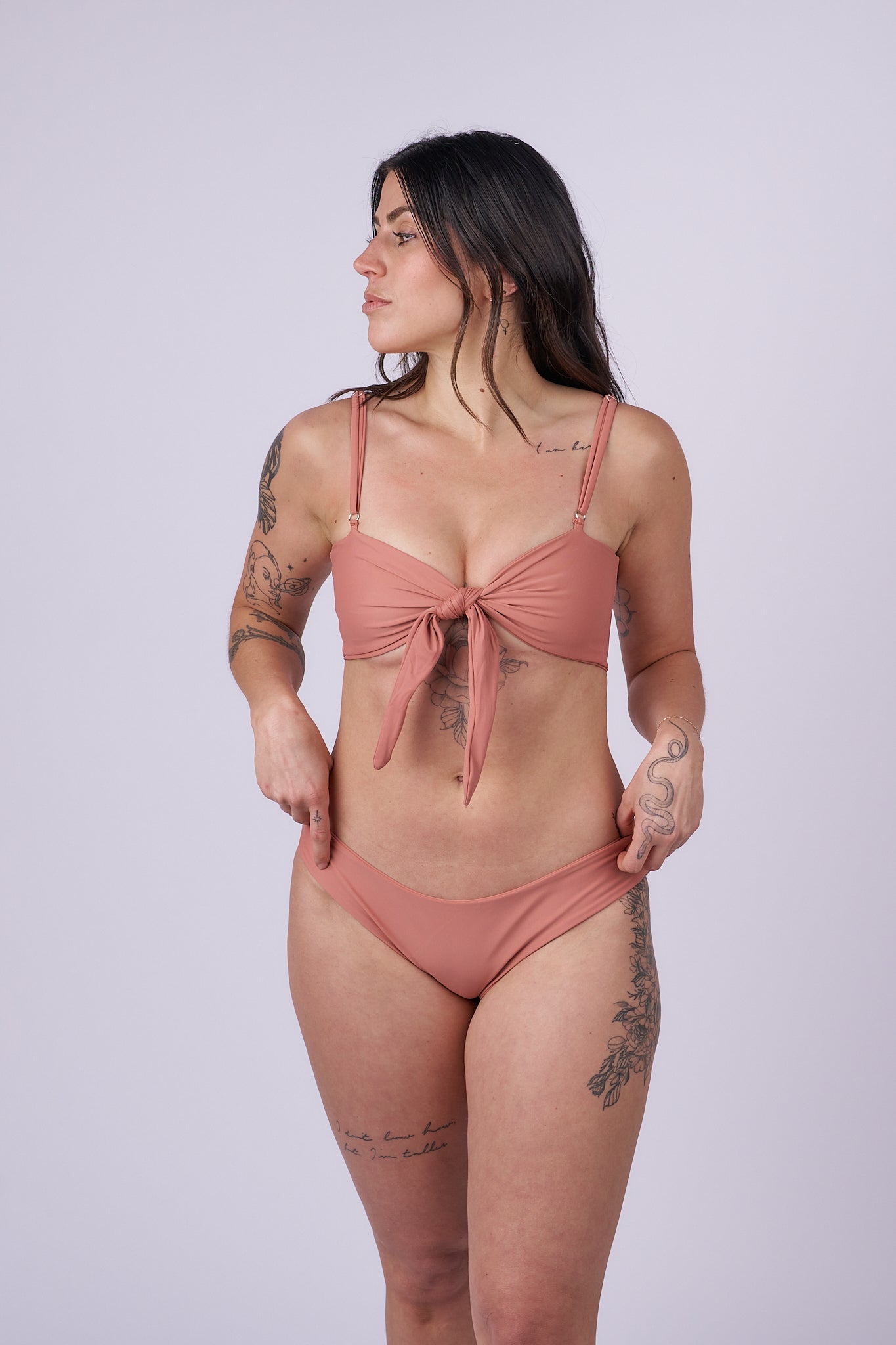 Kona Tie Back Bikini Top - Blush