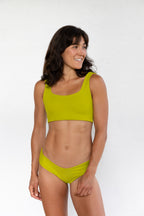 Mila Low Rise Bikini Bottom - Zest