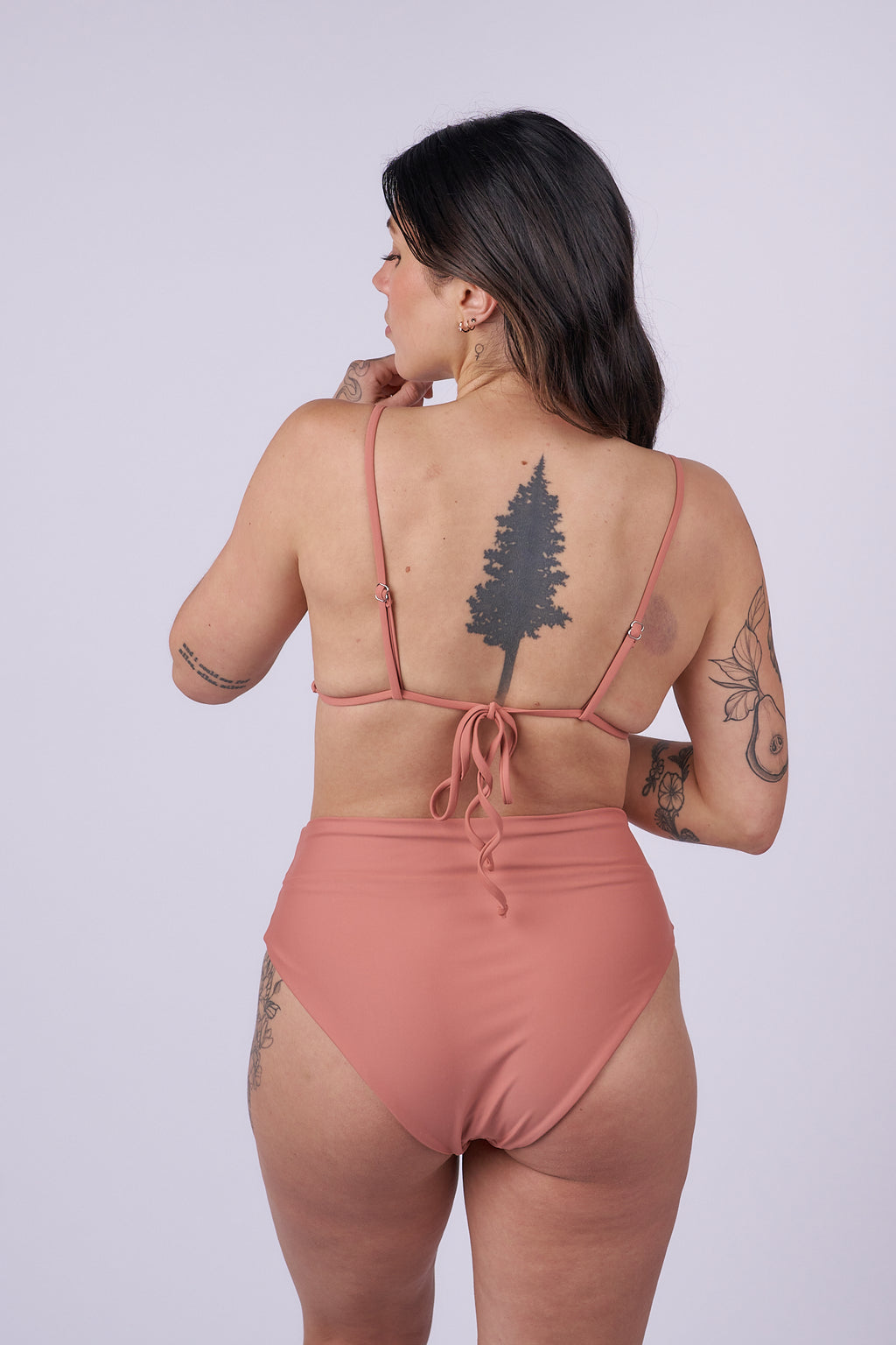 Nori Triangle Bikini Top - Blush