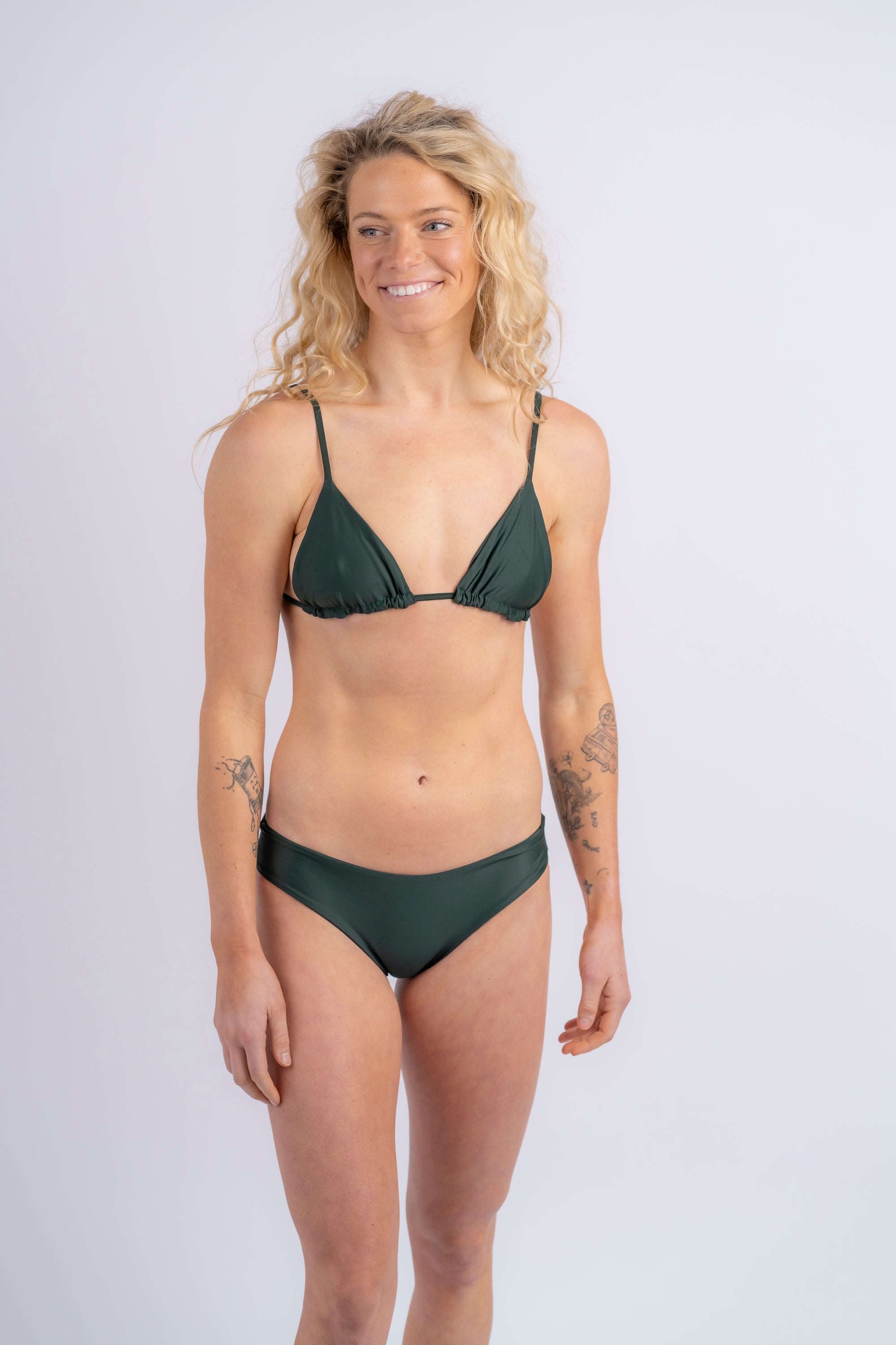 Nori Triangle Bikini Top - Jungle