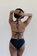 Mila Low Rise Bikini Bottom - Black