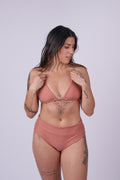 Riley Banded Bikini Bottom - Blush