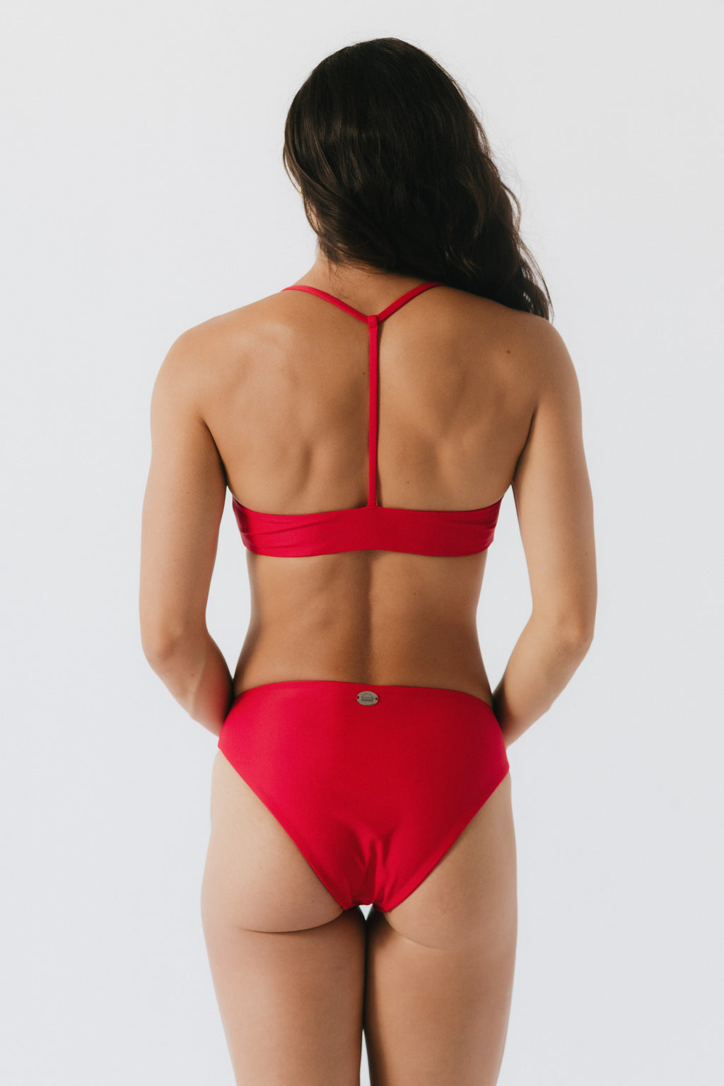 Juno T-Back Bikini Top - Fire