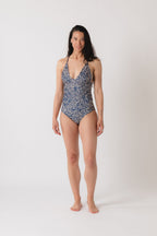 Sola V-Neck One Piece - Mirage x Water