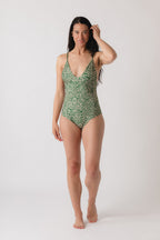 Sola V-Neck One Piece - Mirage x Earth