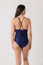 Sola V-Neck One Piece - Mirage x Water