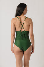 Sola V-Neck One Piece - Mirage x Earth
