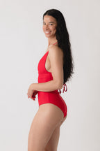 Sola V-Neck One Piece - Fire