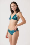 Piper Triangle Bikini Top - Wildflower x Lagoon