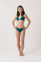 Maya Cheeky Bikini Bottom - Wildflower x Lagoon