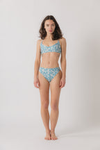 Luna Mid Rise Bikini Bottom - Floral Breeze x Air