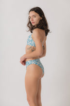 Luna Mid Rise Bikini Bottom - Floral Breeze x Air