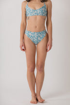 Luna Mid Rise Bikini Bottom - Floral Breeze x Air