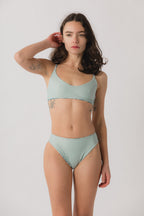 Luna Mid Rise Bikini Bottom - Floral Breeze x Air