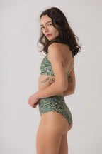 Nina High Waist Bikini Bottom - Mirage x Earth