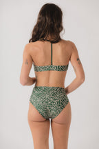 Nina High Waist Bikini Bottom - Mirage x Earth