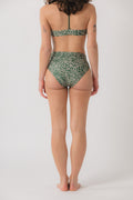 Nina High Waist Bikini Bottom - Mirage x Earth