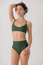 Juno T-Back Bikini Top - Mirage x Earth