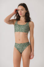 Cleo Square Neck Bikini Top - Mirage x Earth