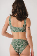 Cleo Square Neck Bikini Top - Mirage x Earth