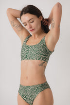 Cleo Square Neck Bikini Top - Mirage x Earth