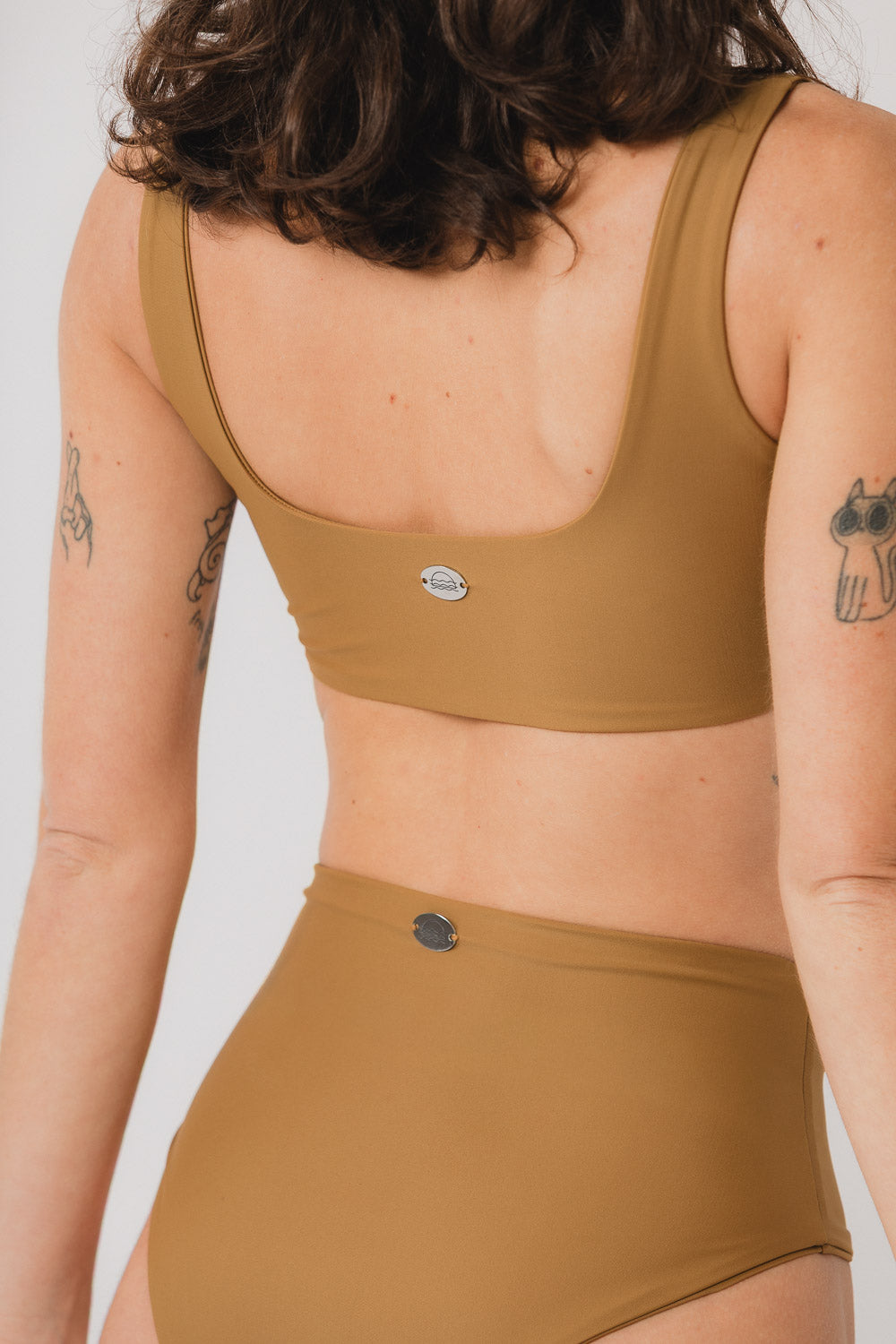 Cleo Square Neck Bikini Top - Maple