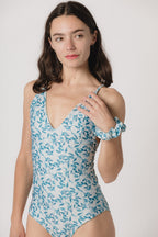 Sola V-Neck One Piece - Floral Breeze x Air