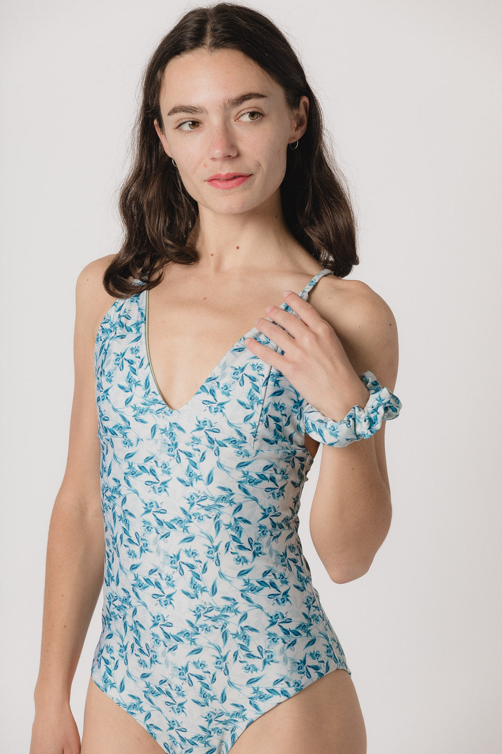 Sola V-Neck One Piece - Floral Breeze x Air