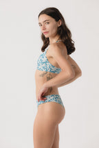 Juno T-Back Bikini Top - Floral Breeze x Air