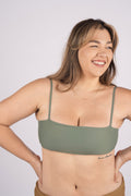 Kona Tie Back Bikini Top - Sage