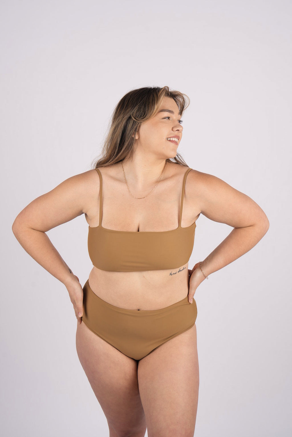 Kona Tie Back Bikini Top - Maple