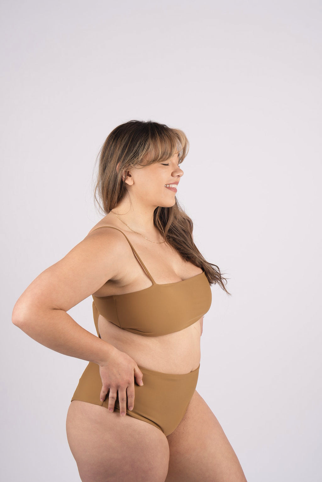 Kona Tie Back Bikini Top - Maple