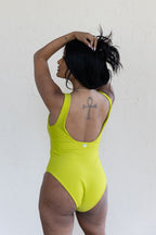 Thea Low Back One Piece - Zest